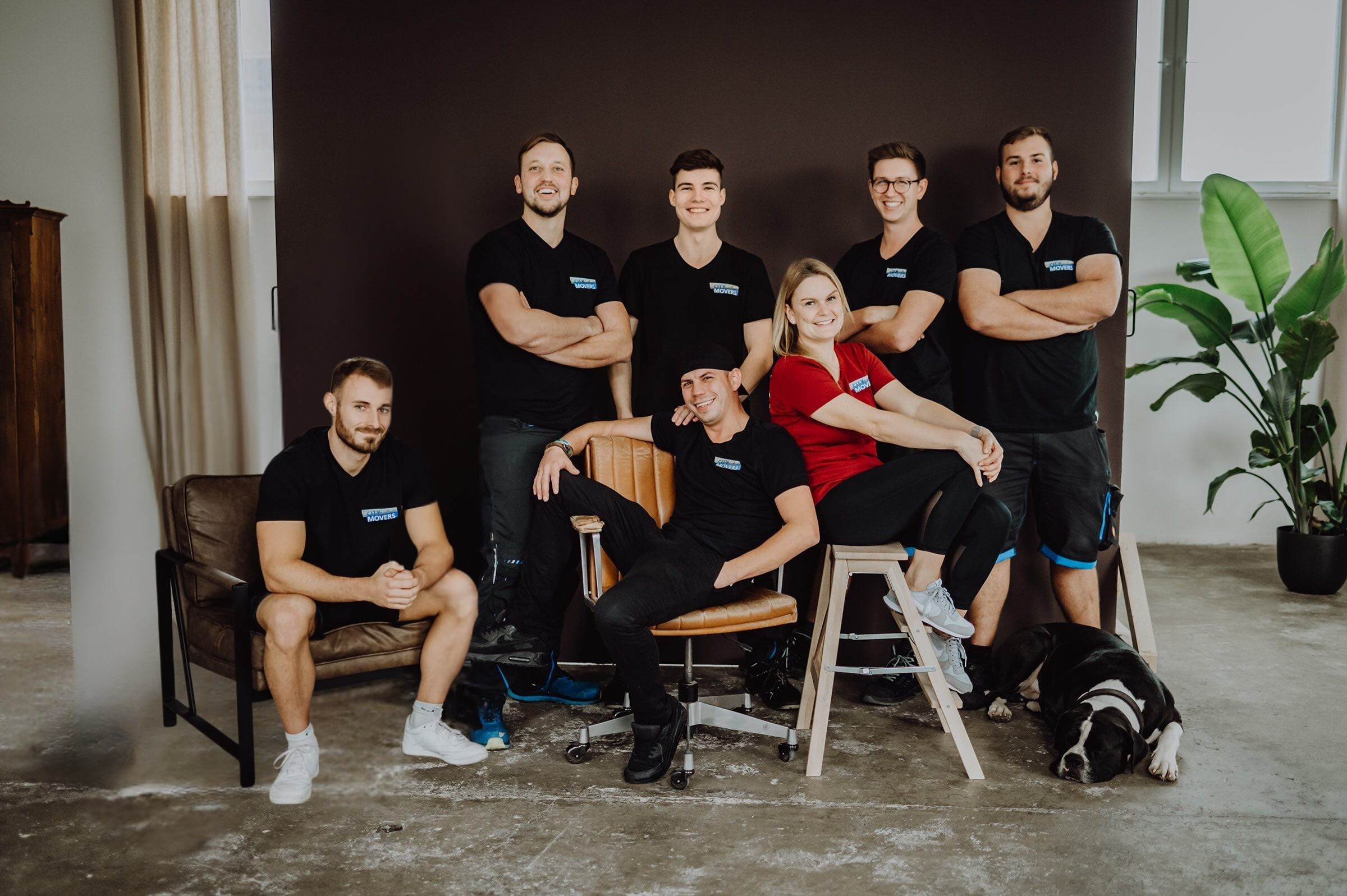 Teamfoto von Citymovers in Karlsruhe